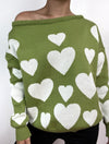 Suéter para Mujer Verde Cuello Semi Bandeja - Chiara Verde