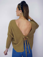 Suéter para Mujer Cocoa Espalda Descubierta - Cayetana Cocoa