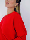 Suéter para Mujer Rojo Espalda Descubierta - Cayetana Rojo