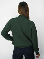 Suéter para Mujer Verde Botella Tejido - Palmetto Verde Botella